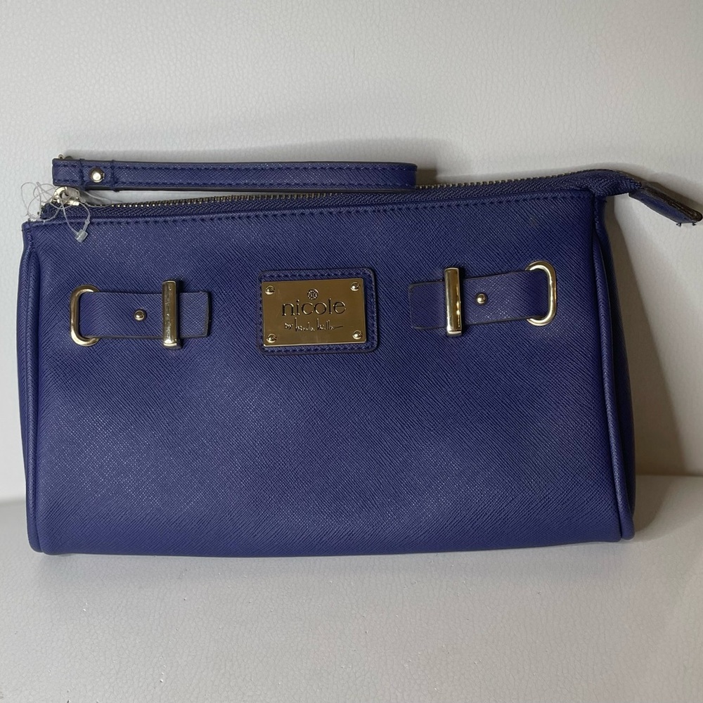 Nicole Miller Purple Wristlet